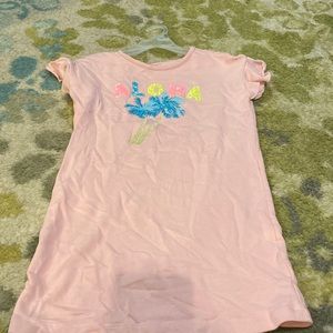 Ruffle Sleeve Sweatshirt Dress